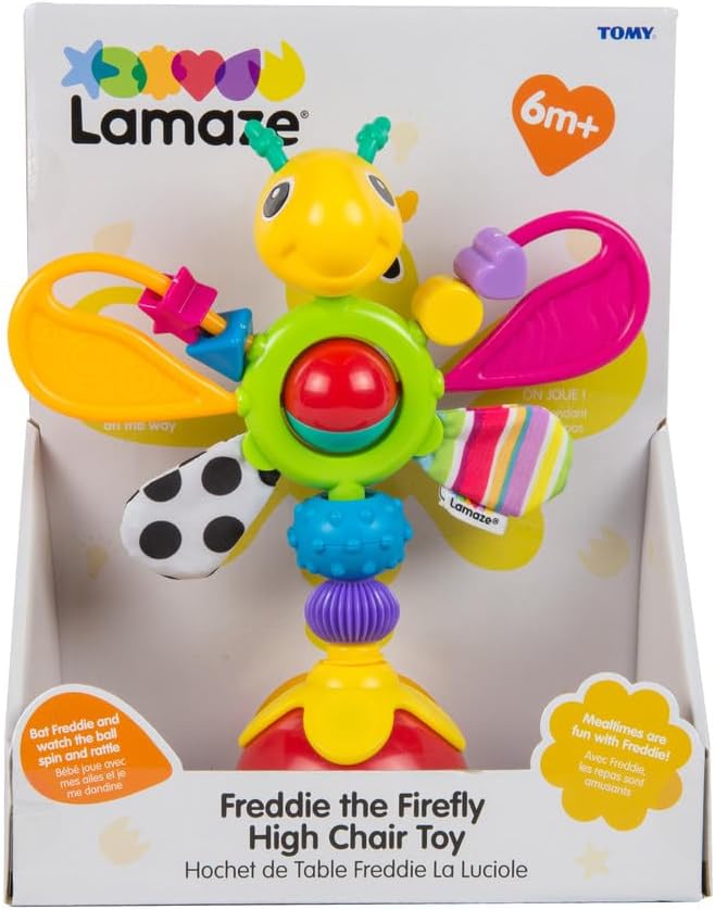 Freddie Firefly Activity Toy - Spinning Suction Cup Toy for Baby Sensory Play