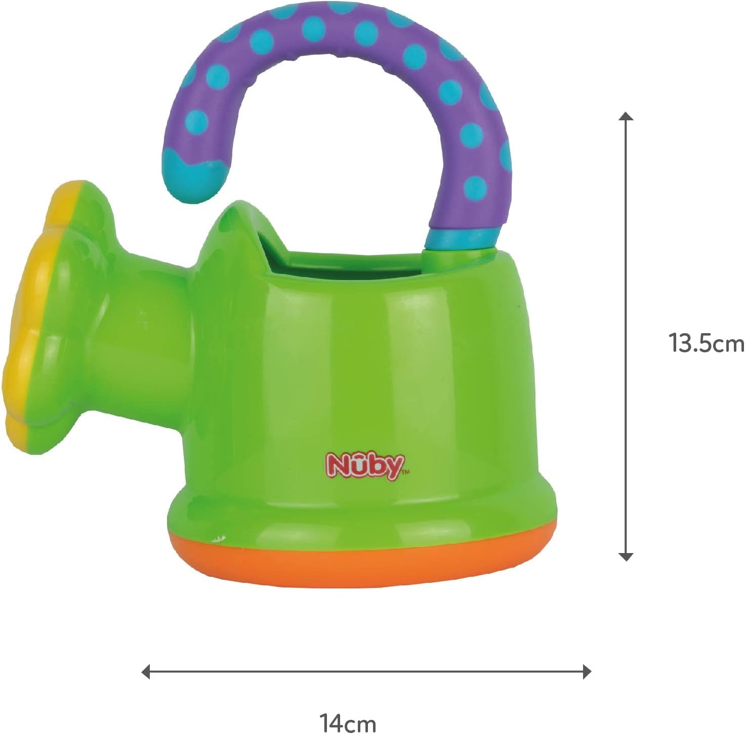 Nuby Fun Watering Can Bath Toy | Kids' Bath & Water Play for Ages 6m+