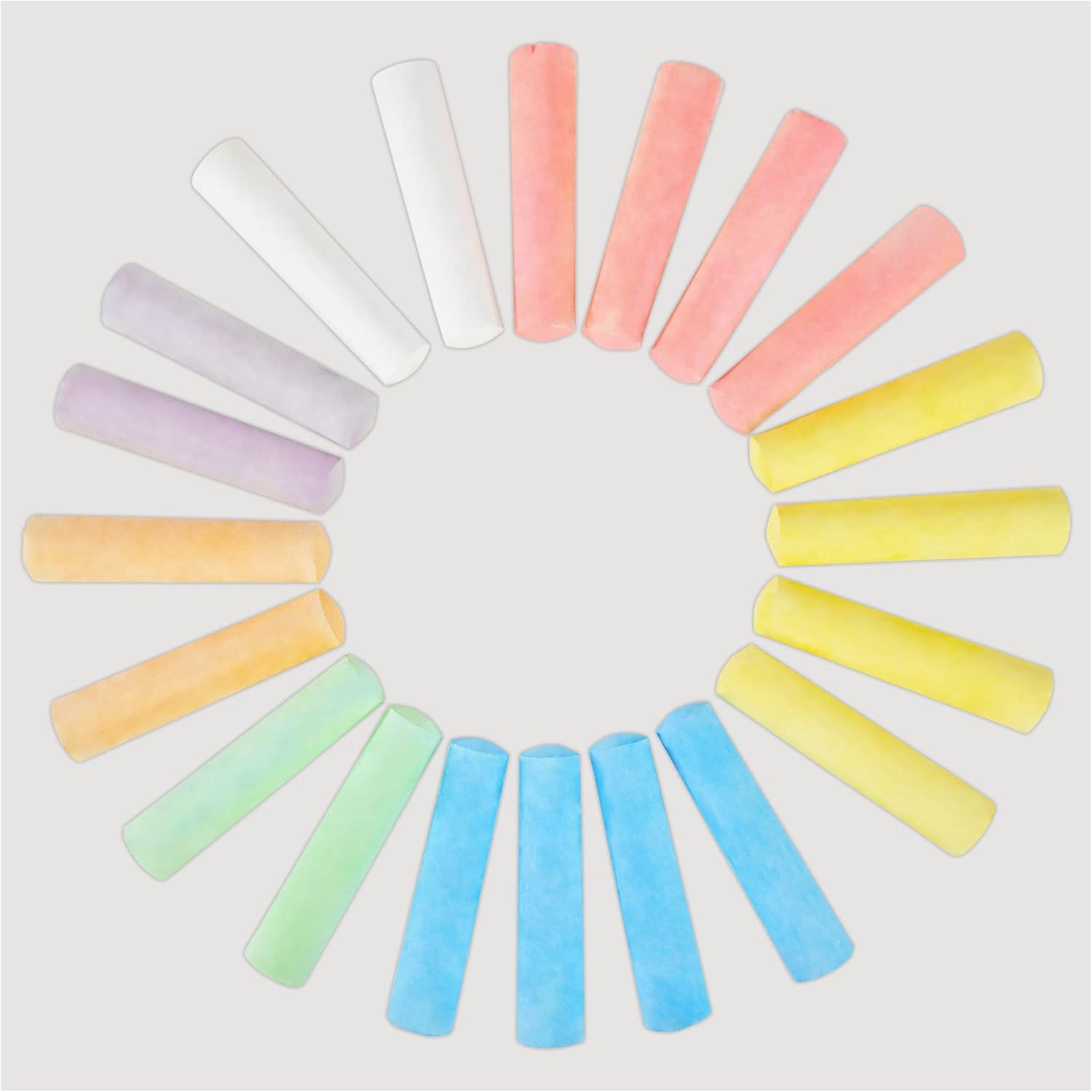 Galt 20 Giant Chalks - Chunky Washable Pavement Chalks for Kids' Outdoor Fun