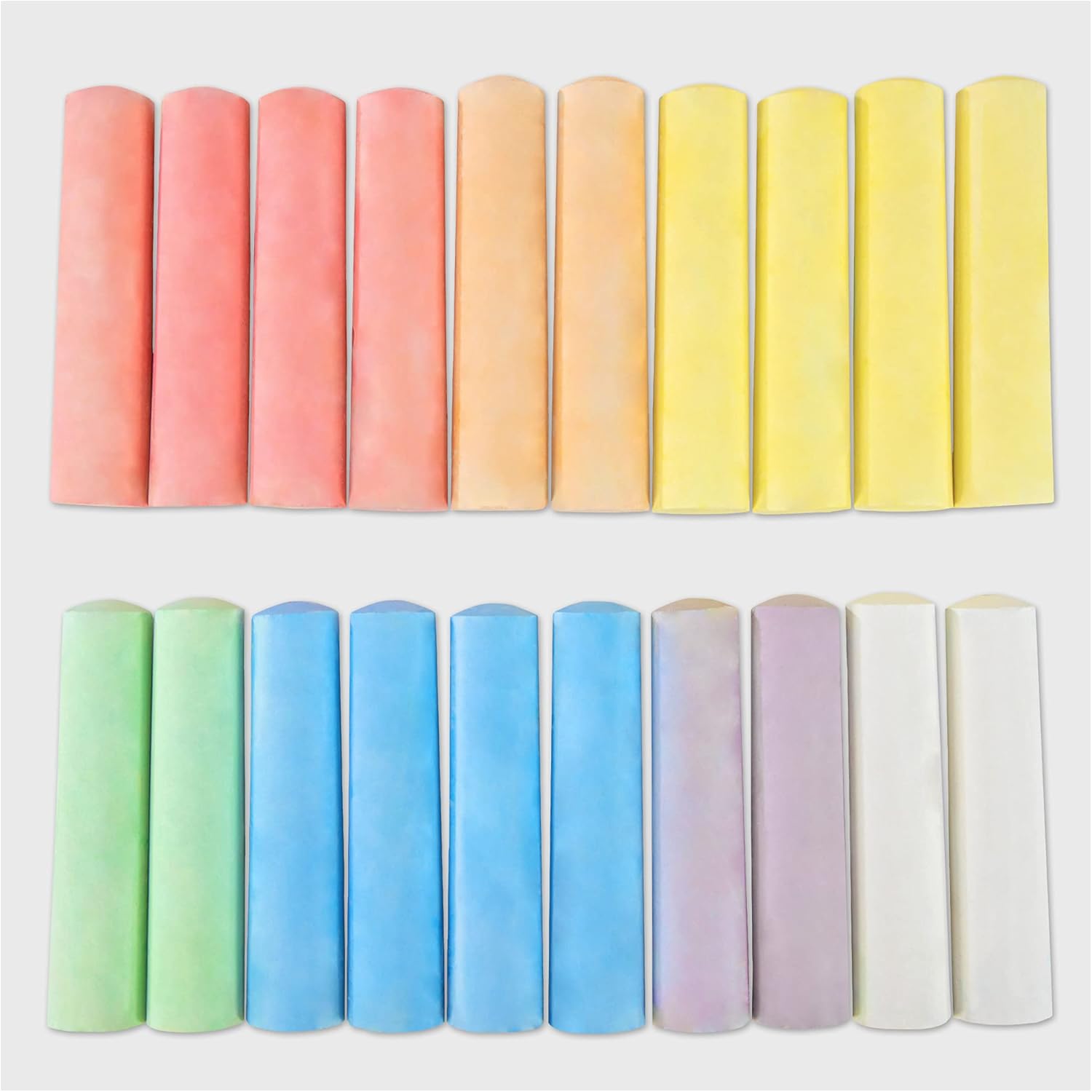 Galt 20 Giant Chalks - Chunky Washable Pavement Chalks for Kids' Outdoor Fun