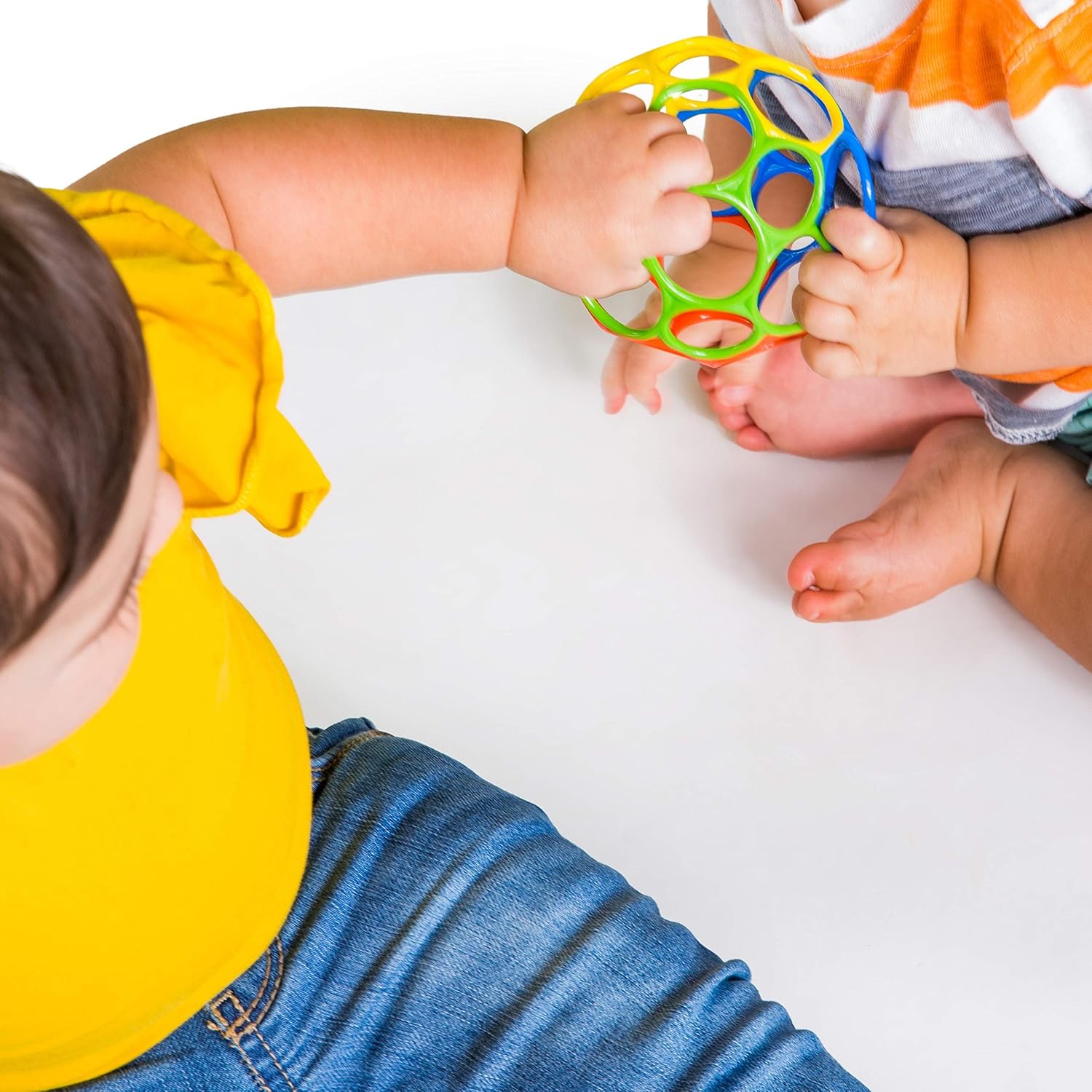 Bright Starts Oball Classic - Easy Grasp BPA-Free Infant Ball for Newborns